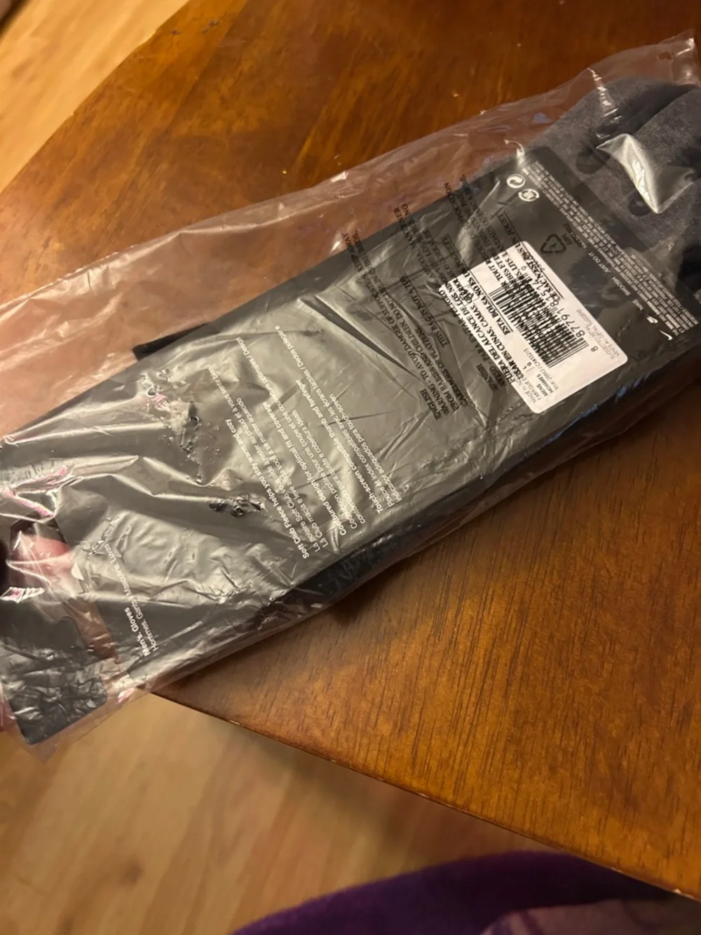 Nike Gray Fleece Gloves - Picture 3 of 10